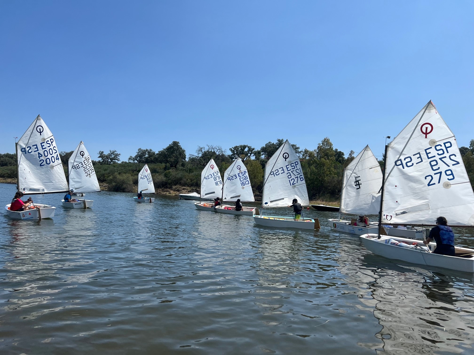 Copa de España de Aguas Interiores 2023 Optimist